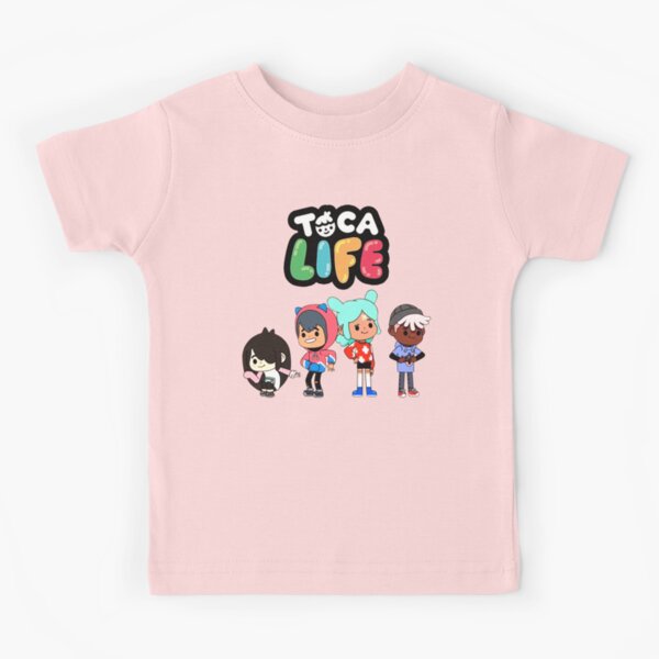 Kids Hot Game Toca Life World Cartoon Print Hoodies Girls Cute