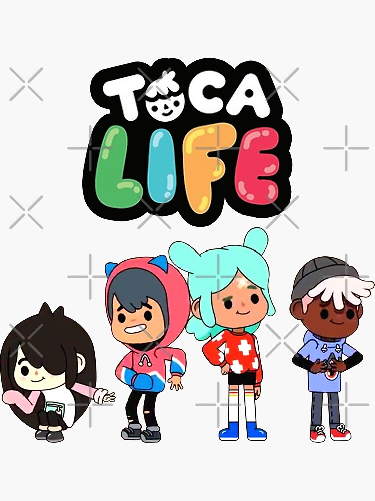 toca boca , toca life characters cute Sticker for Sale by ducany