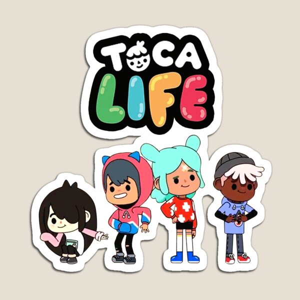 toca boca - toca boca 2021 - toca life world | Magnet