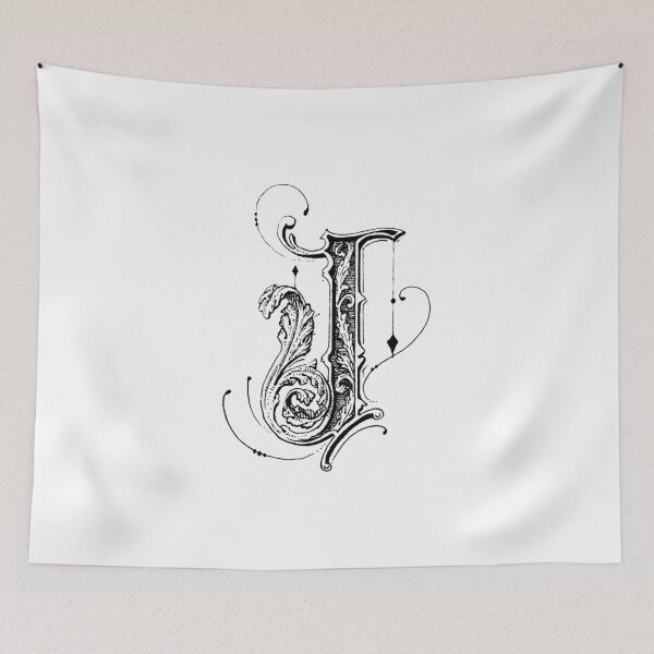 Item preview, Ornamental letter J designed and sold by Cretalyst.