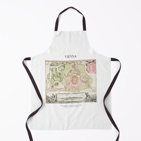 Item preview,  Antique Vintage Vienna Austria Map designed and sold by FrostMintStudio.