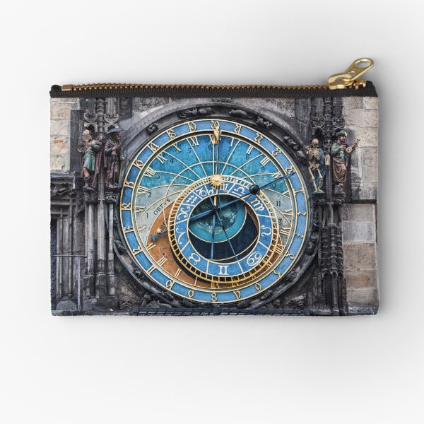 Astronomical clock Zipper Pouch