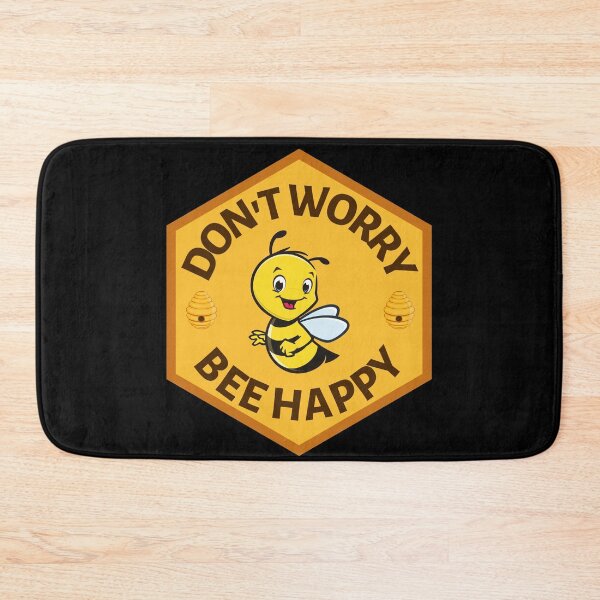Item preview, Dont Worry Bee Happy - Bee Saying for Bee Lovers - Positive Quote as a Gift for Beekepers designed and sold by CaitU.