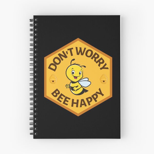 Item preview, Dont Worry Bee Happy - Bee Saying for Bee Lovers - Positive Quote as a Gift for Beekepers designed and sold by CaitU.