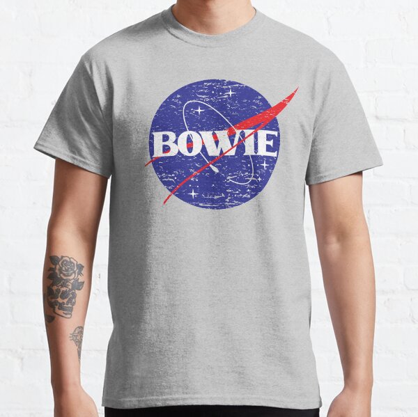 Item preview, Bowie Tribute NASA Fusion Logo designed and sold by Obscura Tee.
