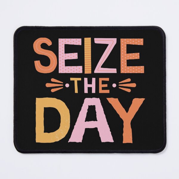 Item preview, Seize the day, inspirational quote  designed and sold by Teddybear-2021.