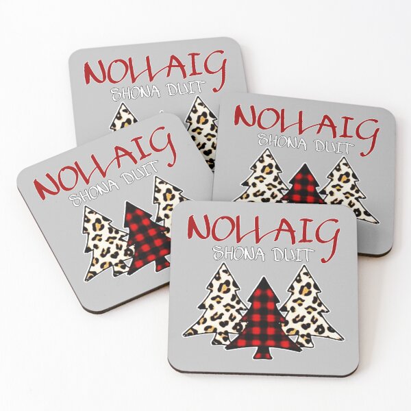 Item preview, Nollaig Shona Duit - Irish Happy Christmas Tree Design designed and sold by RaglanRose.