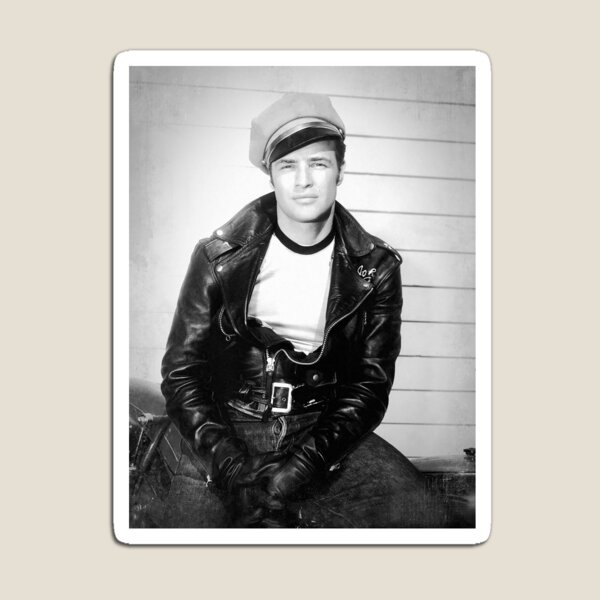 Vista previa del artículo con la obra «Marlon Brando - BW Vintage - D49», diseñado y vendido por DecoWords.