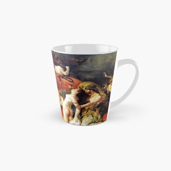 The Death of Sardanapalus - Painting by Eugène Delacroix Tall Mug