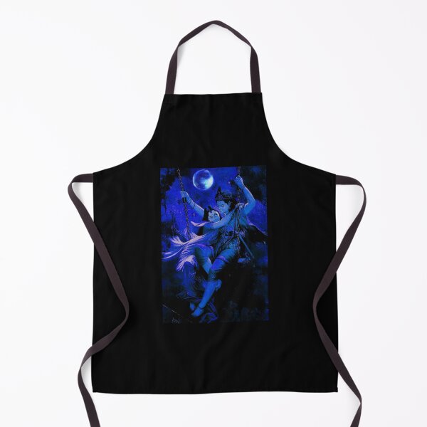 Item preview, Radha Krishna on a Full Moon Night designed and sold by icreativekid.