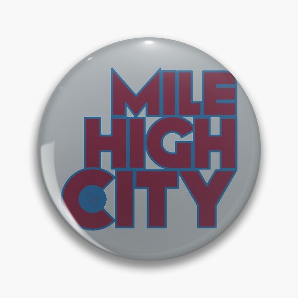 Item preview, Mile High City Typography - Burgundy and Blue designed and sold by that5280lady.