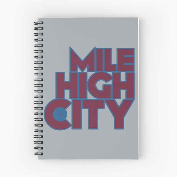 Item preview, Mile High City Typography - Burgundy and Blue designed and sold by that5280lady.