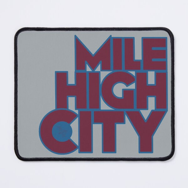Item preview, Mile High City Typography - Burgundy and Blue designed and sold by that5280lady.