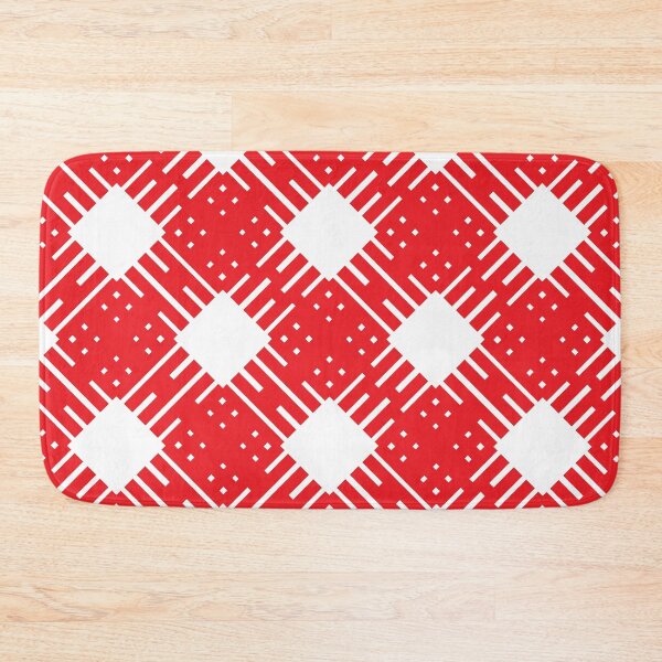 Item preview, Criss Cross Angled Dash Line Pattern 2 in Red designed and sold by Neil Feigeles.
