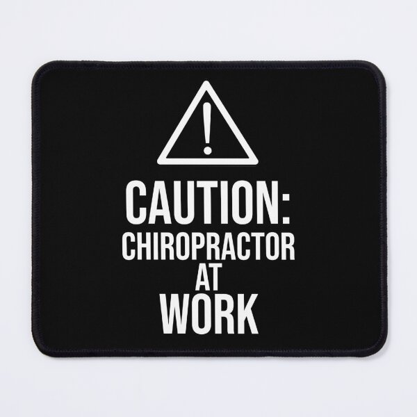 Item preview, Caution: Chiropractor at work : Funny Chiropractor T-shirt Coworker Gag Gift For Men And Women (Birthday, Halloween, Christmas & Thanksgiving Gifts Idea) designed and sold by Letaf.