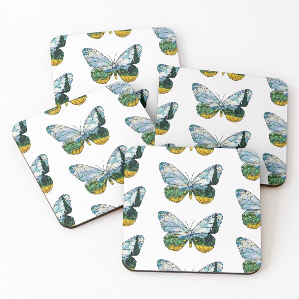 Item preview, Wheat Fields Butterfly Van Gough designed and sold by BogieStudios.