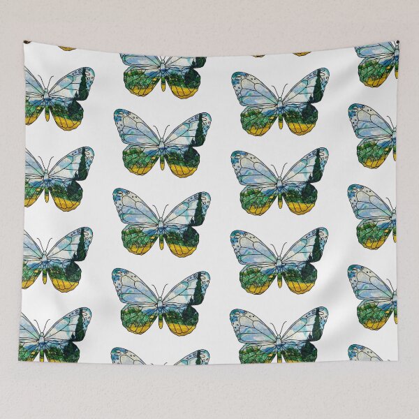 Item preview, Wheat Fields Butterfly Van Gough designed and sold by BogieStudios.