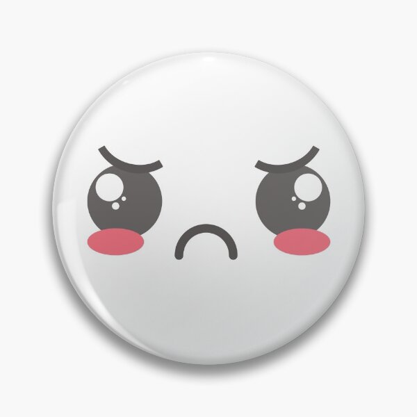 Item preview, Kawaii Frowny Face  designed and sold by Erie-Cole.