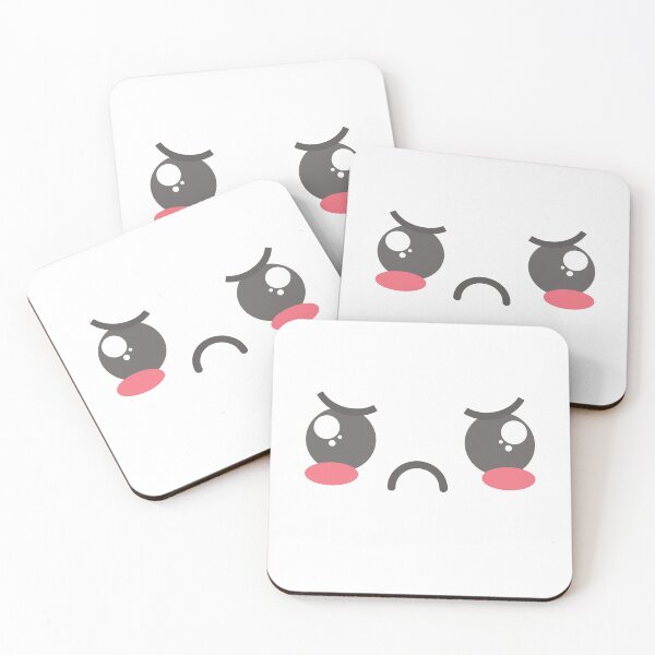 Item preview, Kawaii Frowny Face  designed and sold by Erie-Cole.