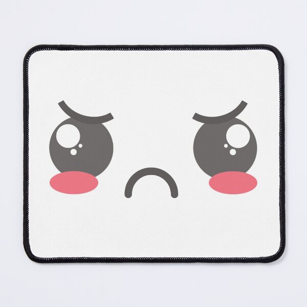 Item preview, Kawaii Frowny Face  designed and sold by Erie-Cole.