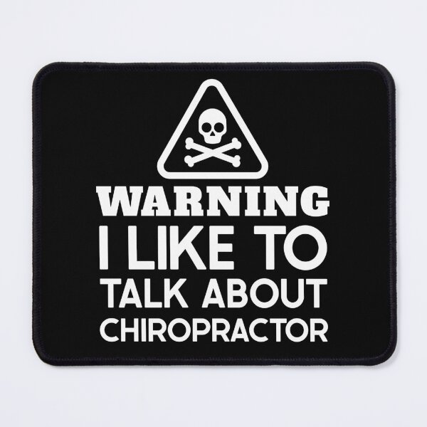 Item preview, Warning I Like To Talk About Chiropractor : Funny Chiropractor T-shirt Coworker Gag Gift For Men And Women (Birthday, Halloween, Christmas & Thanksgiving Gifts Idea) designed and sold by Letaf.