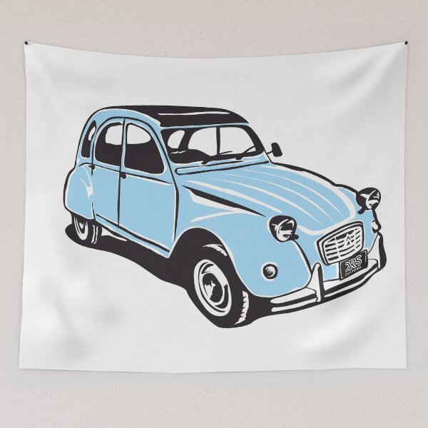 Item preview, 2CV classic French car DRS Customs blue designed and sold by DRScustoms.