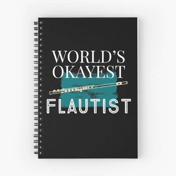 Item preview, World’s Okayest Flautist  designed and sold by BeardedTree.