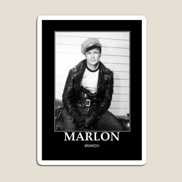 Vista previa del artículo con la obra «Marlon Brando - BW - D52», diseñado y vendido por DecoWords.
