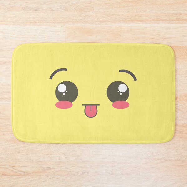 Item preview, Kawaii Silly Face (Yellow) designed and sold by Erie-Cole.