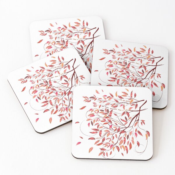 Item preview, RED LEAVES designed and sold by NOSYMICE.