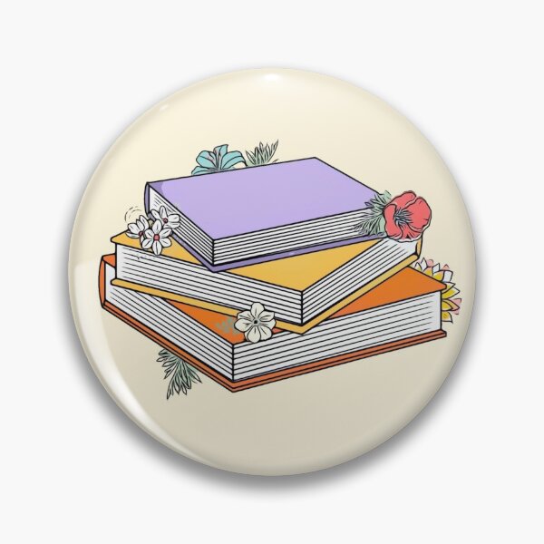 Item preview, Stack of Books with Flowers  designed and sold by Monarch Designs Redbubble.