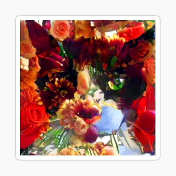 Flower cat #1 Sticker
