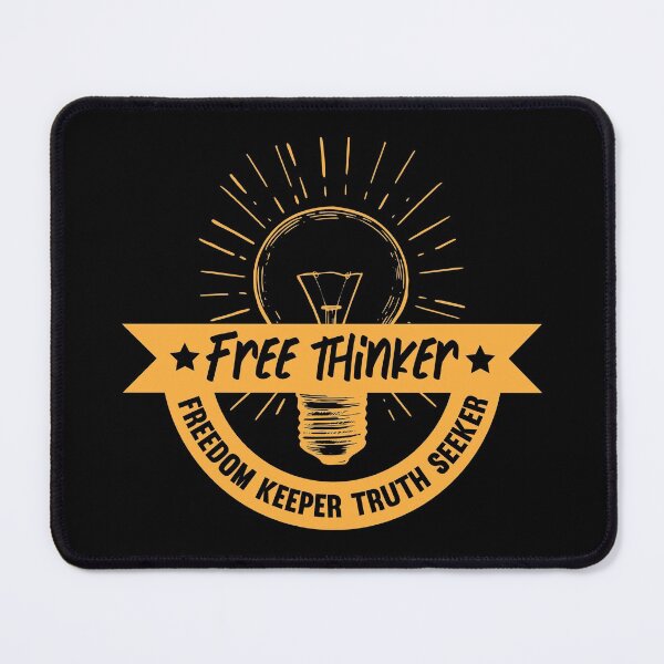 Item preview, Free Thinker Freedom Keeper Truth Seeker - Quote Shirt for Men, Women designed and sold by Unicorny-Design.