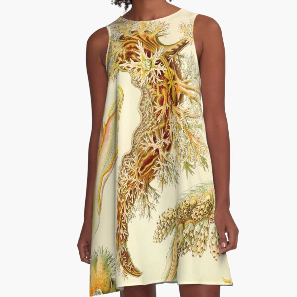 Meeresschnecke - Ernst Haeckel A-Linien Kleid