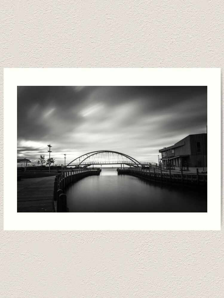 "Frankston Foreshore in BnW" Art Print for Sale by susanzentay Redbubble