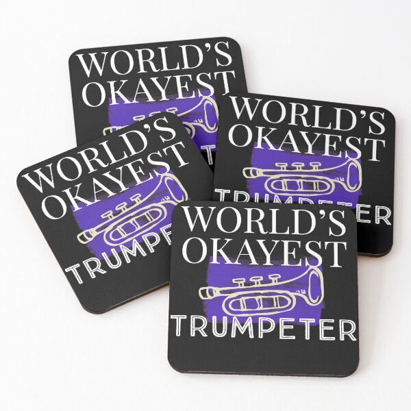 Item preview, World’s Okayest Trumpeter designed and sold by BeardedTree.