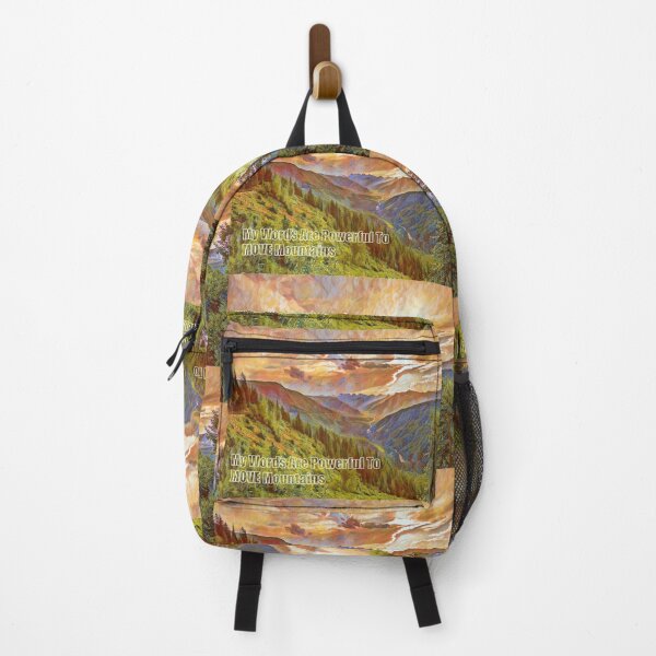 Item preview, My Words Are Powerful to Move Mountains, Impressionist Painting Print designed and sold by iASunshine.