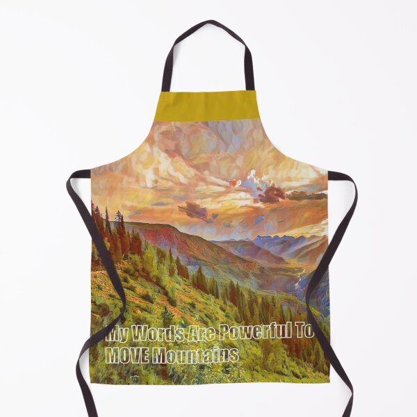 Item preview, My Words Are Powerful to Move Mountains, Impressionist Painting Print designed and sold by iASunshine.