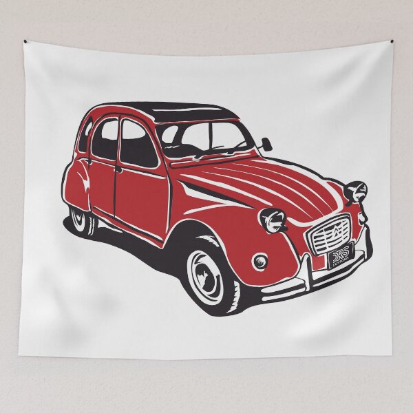 Item preview, 2CV classic French car DRS Customs red designed and sold by DRScustoms.