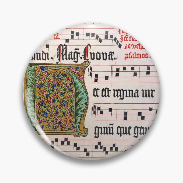 Item preview, Antiphonary - Medieval Musical Manuscript designed and sold by brushandframes.