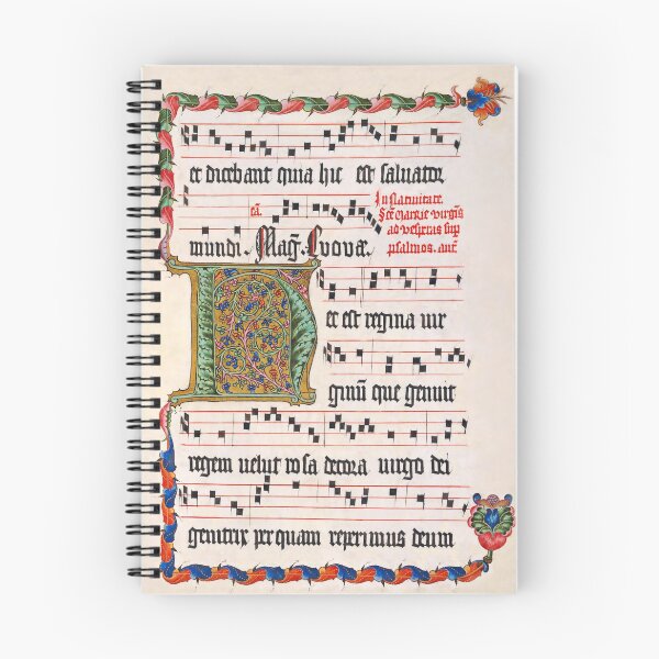 Item preview, Antiphonary - Medieval Musical Manuscript designed and sold by brushandframes.