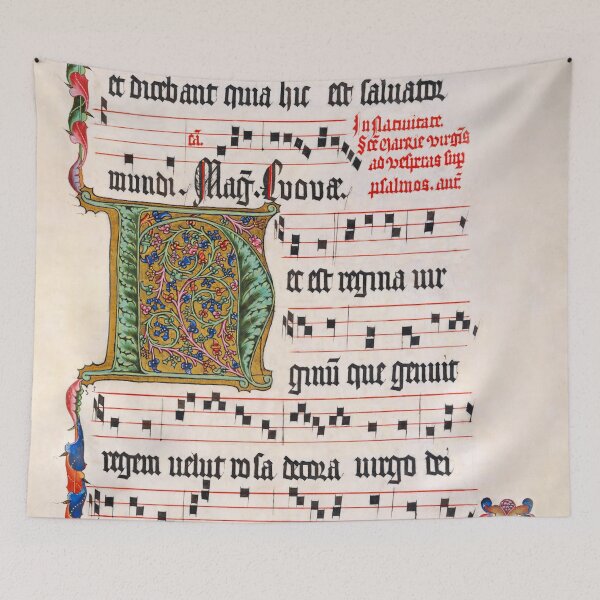 Item preview, Antiphonary - Medieval Musical Manuscript designed and sold by brushandframes.