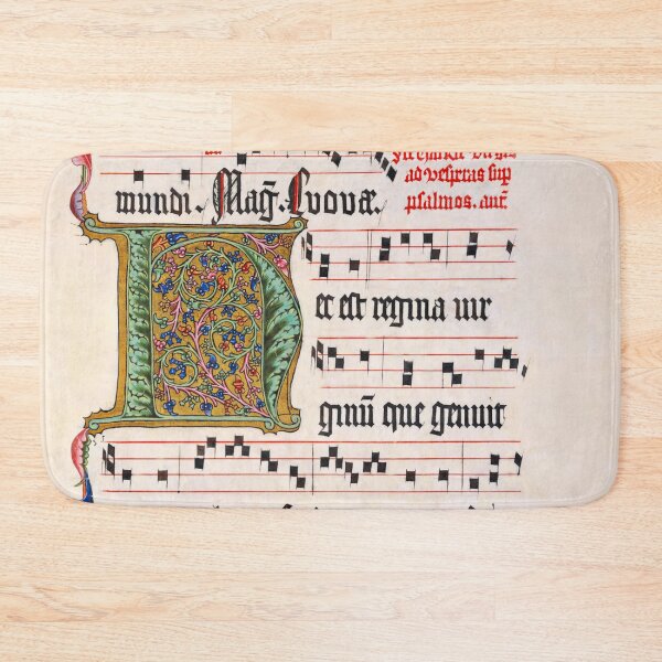 Item preview, Antiphonary - Medieval Musical Manuscript designed and sold by brushandframes.
