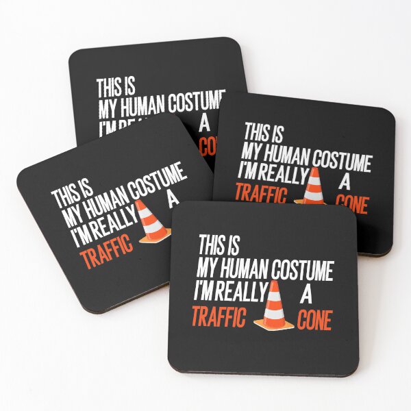 Item preview, Halloween Human Costume I'm Really A Traffic Cone designed and sold by JustBeeAwesome.