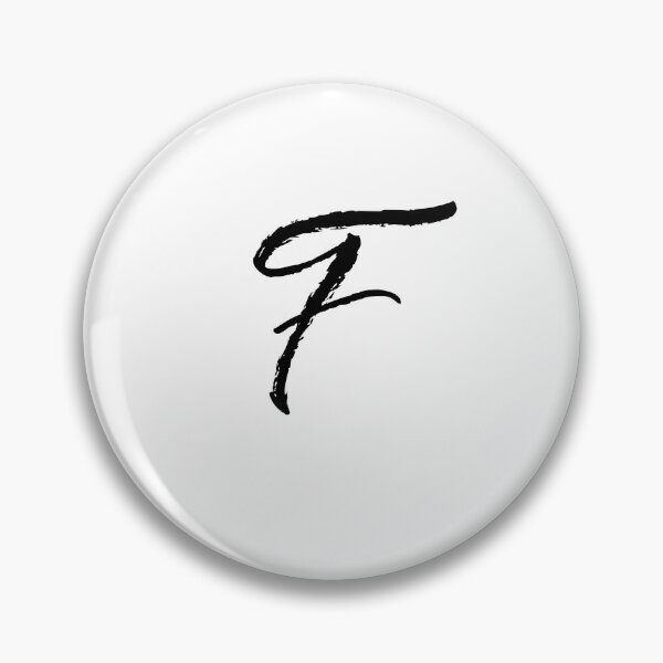 Artikelvorschau, Monogramm in Kursivschrift | Monogrammbuchstabe F entworfen und verkauft von JustSeasons.