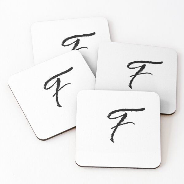Artikelvorschau, Monogramm in Kursivschrift | Monogrammbuchstabe F entworfen und verkauft von JustSeasons.