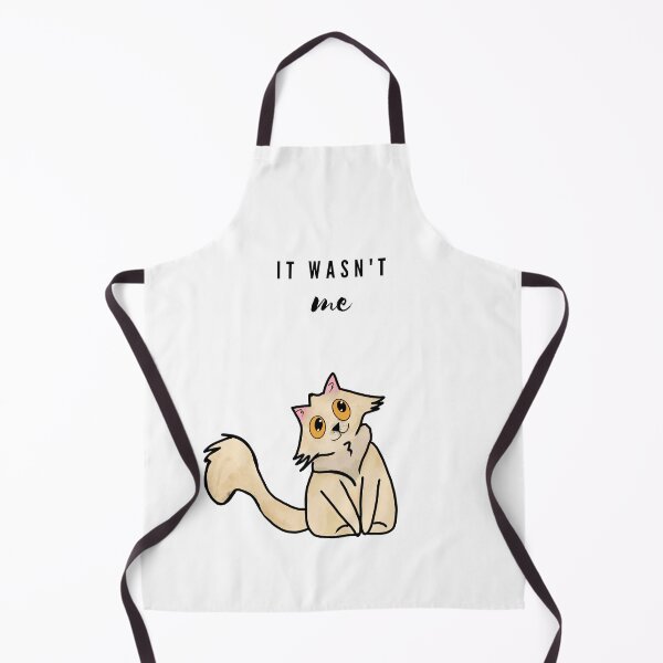 Item preview, It Wasn't Me cream cat designed and sold by Shannon McRoberts.