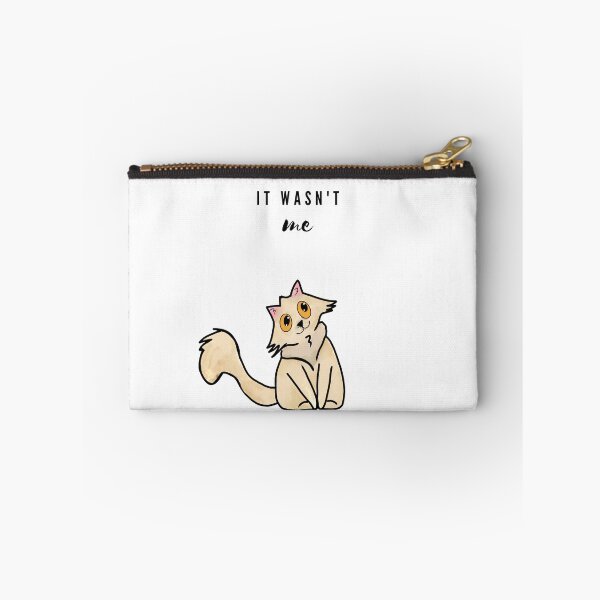 Item preview, It Wasn't Me cream cat  designed and sold by Shannon McRoberts.