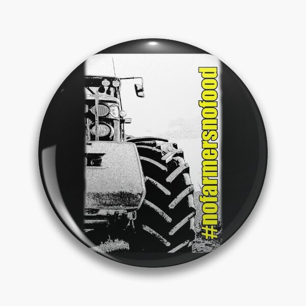 Item preview, No farmers no food B&W yellow designed and sold by marosi.