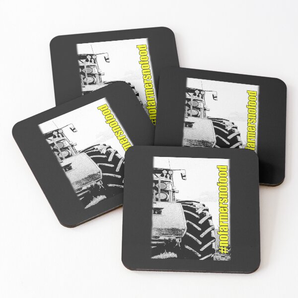 Item preview, No farmers no food B&W yellow designed and sold by marosi.